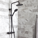 Nero Round Shower - Exposed - Concealed Shower Valve