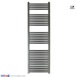 VOS Brushed Black Radiator - Premier Tiles and Bathrooms