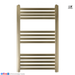 VOS Brushed Brass Radiator - Premier Tiles and Bathrooms