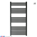 VOS Matt Black Radiator - Premier Tiles and Bathrooms