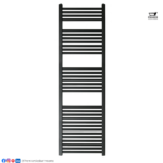 VOS Matt Black Radiator - Premier Tiles and Bathrooms