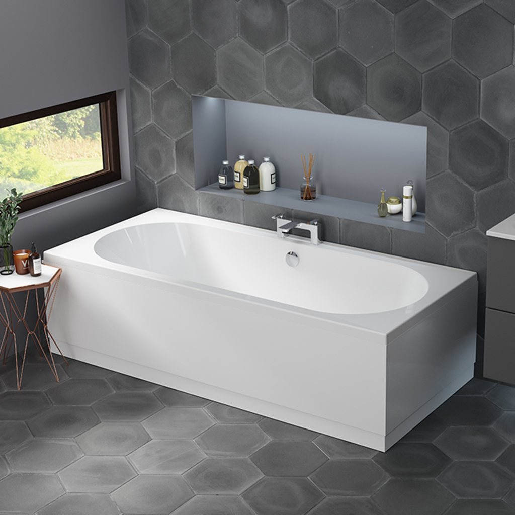 bathroom ideas - Double Ended Bath - Biscay
