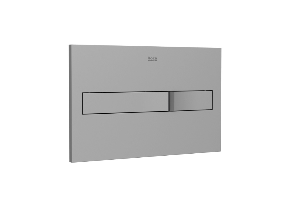 Roca PL2 Dual Flush Plate - Grey Lacquer