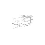 Roca Aleyda 600 Compact Vanity Unit