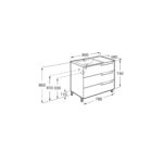 Roca Aleyda 800 x 460mm Standard Vanity Unit - Premier Tiles and Bathrooms