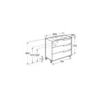 Roca Aleyda 800 x 460mm Standard Vanity Unit - Premier Tiles and Bathrooms