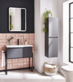 K-Vit Nero Square LED bathroom mirror